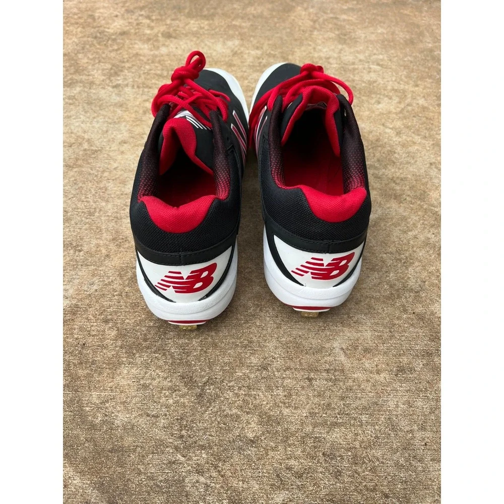 New Balance Low 4040V3 Meatl Baseball‎ Spikes Mens 16 Black Red L4040BR3